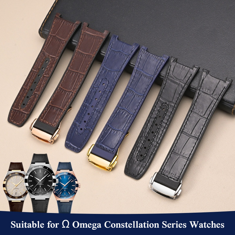 Bracelet de montre en cuir de  - Omega Watch Constellation avis et prix