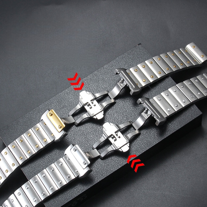 Bracelet de montre en acier in - Cartier Watch Santos avis et prix