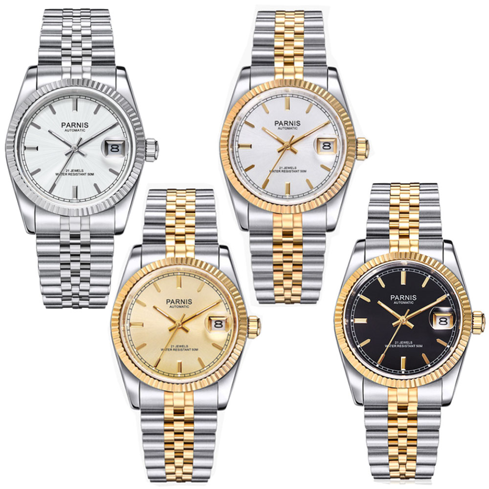 Parnis – montre automatique po - Rolex Watch Datejust avis et prix