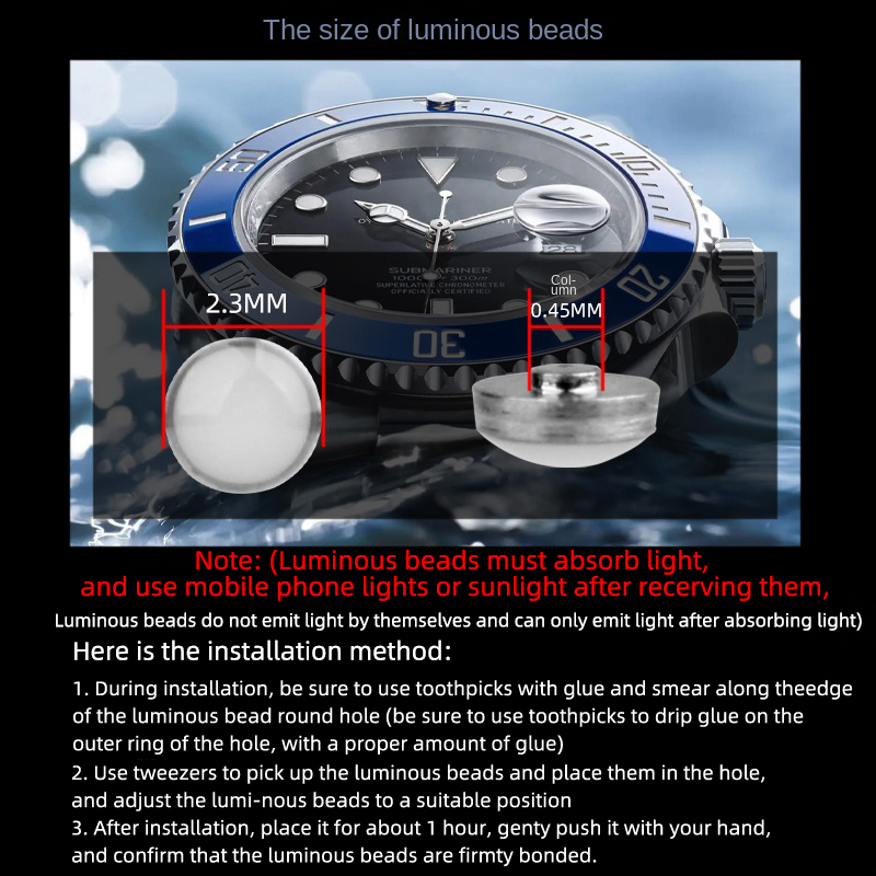 Pip lumineux pour Seiko, échel - Rolex Watch Submariner avis et prix