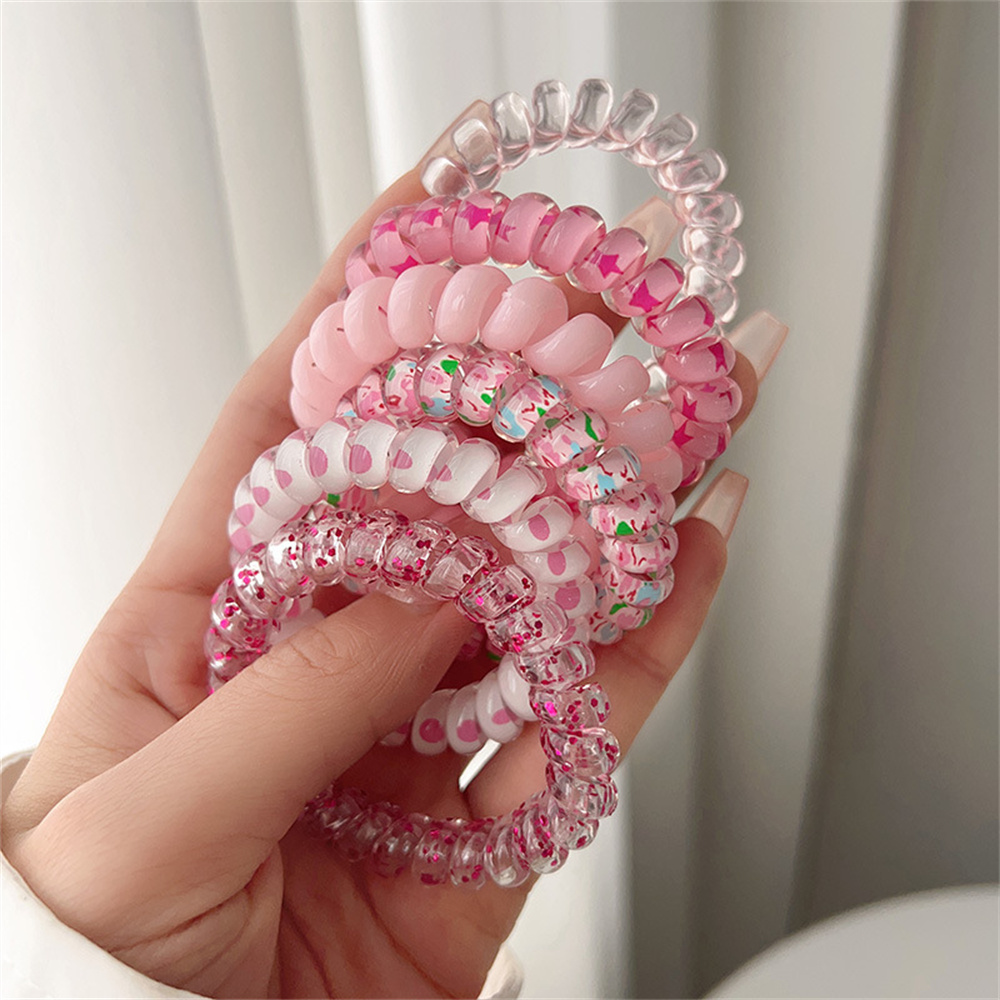 Attaches de cheveux en spirale - Silicone Band Women avis et prix