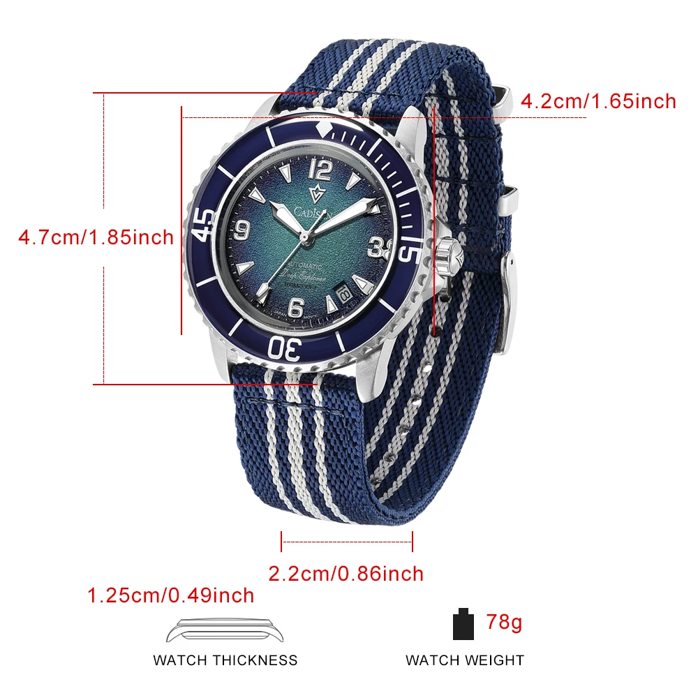 CADISEN Deep Explorer MIYOTA 8 - Seiko Watch Presage avis et prix