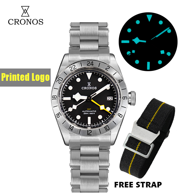 Cronos Vintage GMT 39mm NH34 a - Tropic Strap Vintage avis et prix