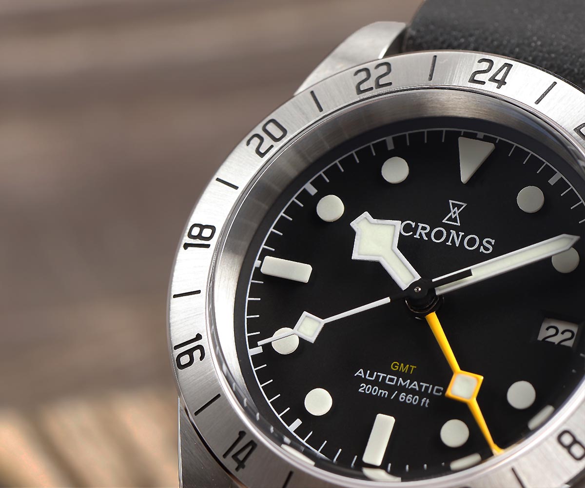 Cronos Vintage GMT 39mm NH34 a - Tropic Strap Vintage avis et prix